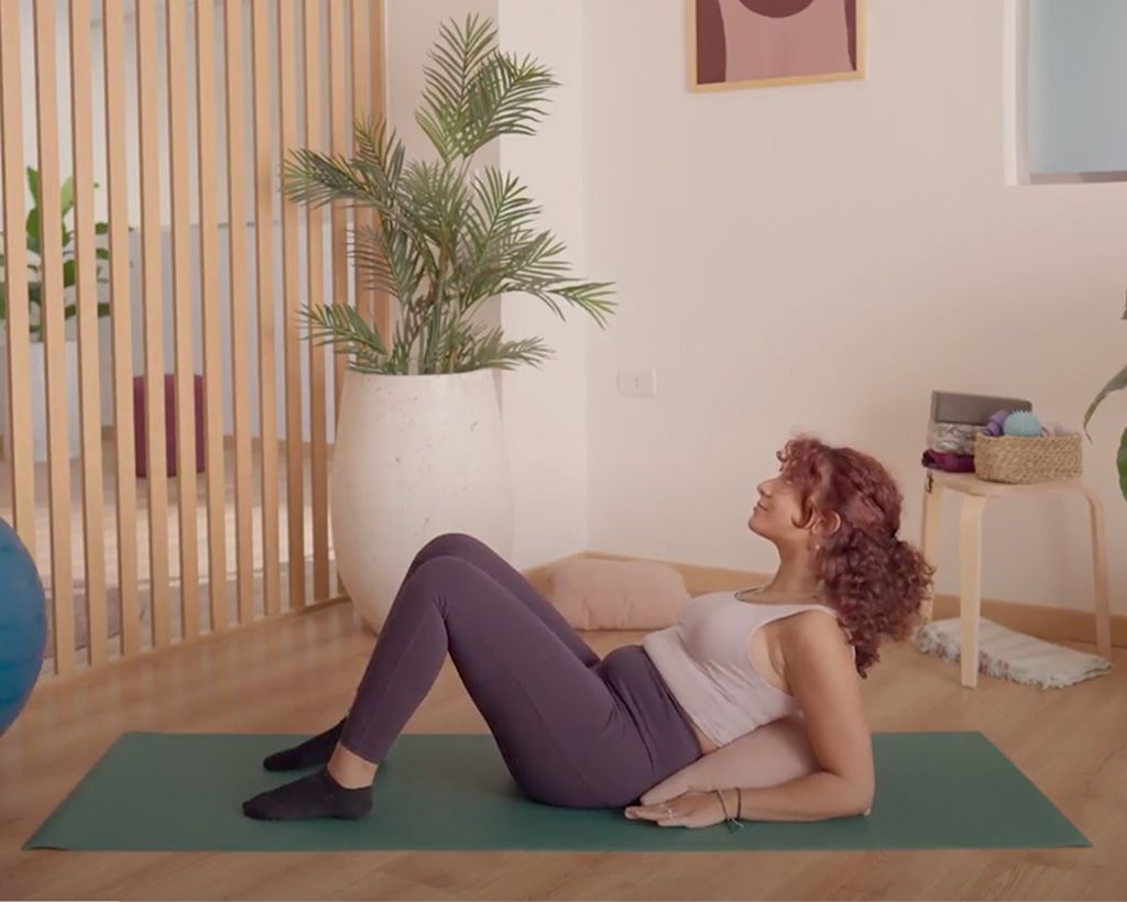 Pelvic floor breathing